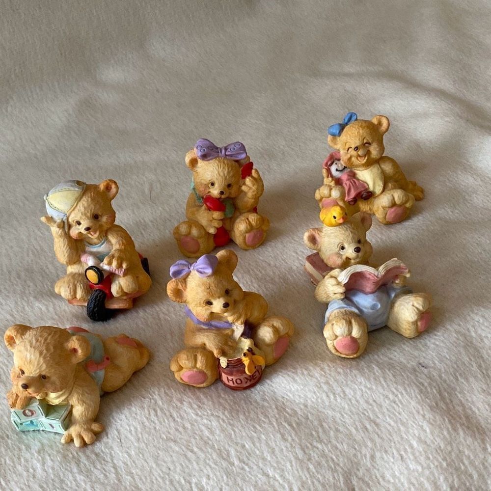 J.C. 1994 Bear Figurines